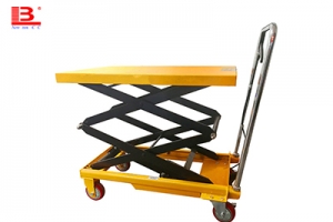 液壓平臺(tái)車的使用應(yīng)有哪些注意事項(xiàng)?